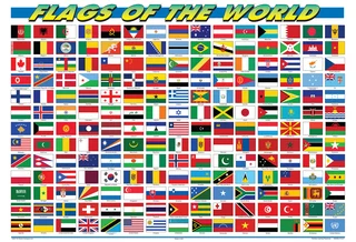 Flags of the World - Painless Learning Placemats